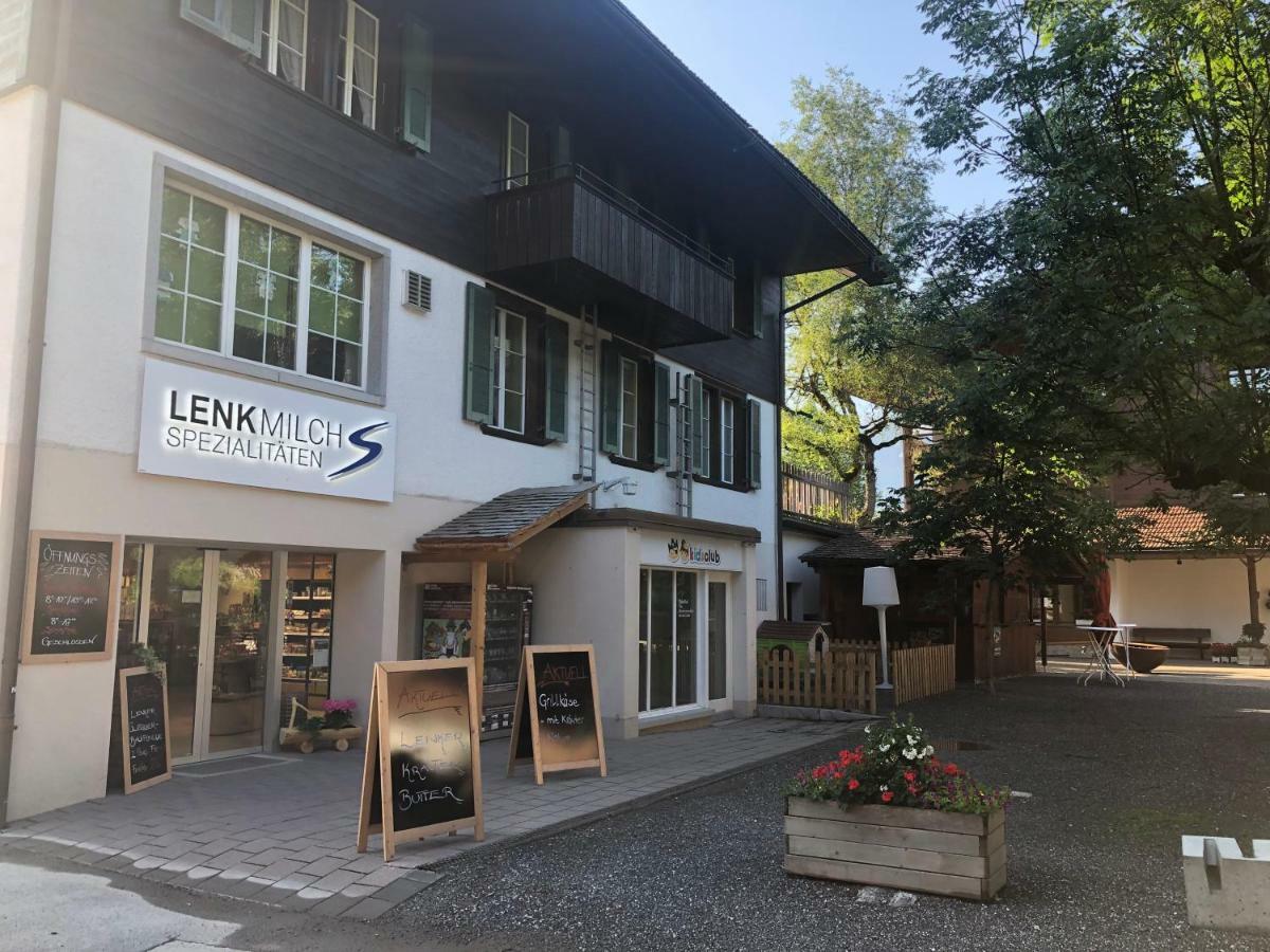Hotel Krone Budget Lenk Exteriér fotografie